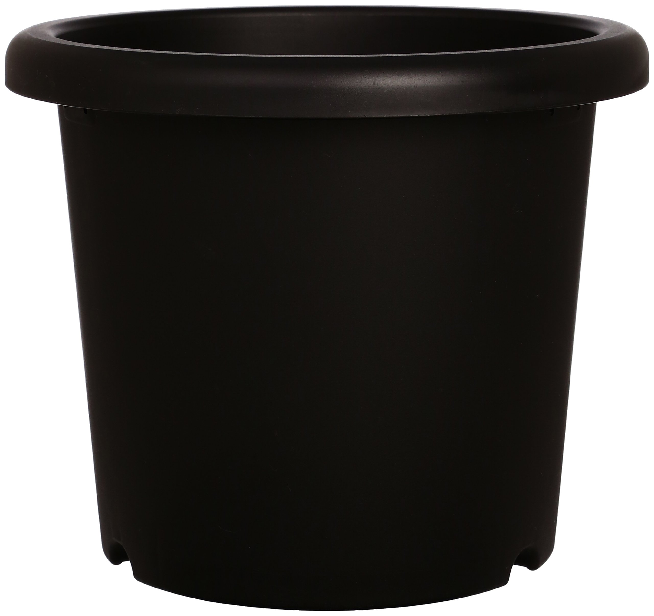 Amazon | aika(アイカ) 菊鉢 7号 ブラック | 鉢